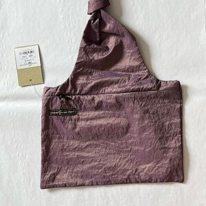 NWT Chic Purple Metallic Cosmetics Bag